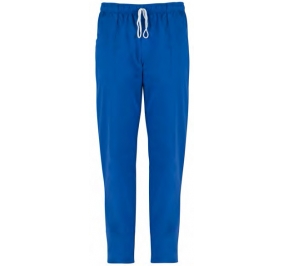 PANTALONE UNISEX PITAGORA 100% COTONE INDANTHRENE. PESO 180 G/M�. XS BLUETTE Colore Bluette