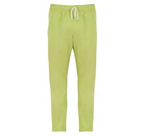 PANTALONE UNISEX PITAGORA 100% COTONE INDANTHRENE. PESO 180 G/M�. XS PISTACCHIO Colore Pistacchio