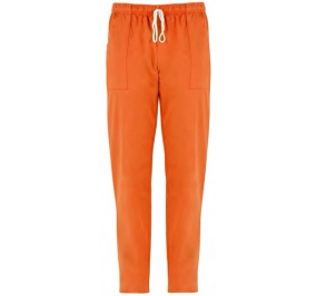 PANTALONE UNISEX PITAGORA 100% COTONE INDANTHRENE. PESO 180 G/M�. XS ARANCIO Colore Arancio