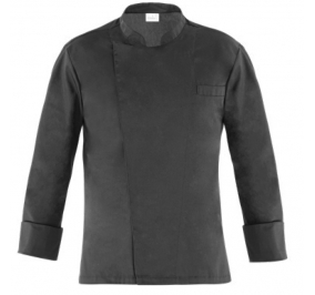 GIACCA CHEF RAUL 65% POLIESTERE 35% COTONE PESO 200 G/M�. TG.S NERO Colore Nero