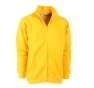FELPA ZIP TOTALE COTONE 65% E POLIESTERE 35%, PERSO 290 GR.TG.S BIANCO Colore Bianco