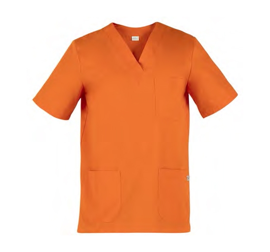CASACCA UNISEX JASON 100% COTONE INDATHRENE. PESO 200 G/M�. TG.XS ARANCIO Colore Arancio