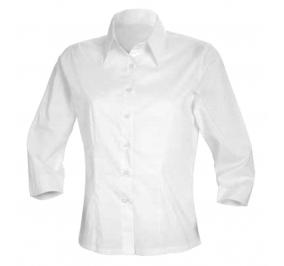 CAMICIA MATILDE 42% POLIESTERE, 55% COTONE, 3% SPANDEX. PESO 115 G/M�. TG.XS BIANCO Colore Bianco 02