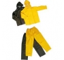 COMPLETO IMPERMEABILE NYLON - PVC, SPESSORE: 0,18 MM. TG.XXL GIALLO Colore Giallo