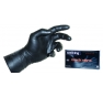 GUANTI NITRILE NOTROMAX LONG RIUTILIZZABILE AMBIDESTRO IN NITRILE SPESSORATO COLORE NERO, 7.7 GRAMMI TG.M