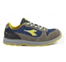 SCARPA RUN TEXT LOW S1P IN VITELLO SCAMOSCIATO E TESSUTO RETE GRIGIO TG.40