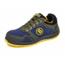 SCARPA LASER BASSA IN MESH TRASPIRANTE BLU E MICROFIBRA GRIGIO,TG.41
