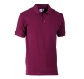 POLO PIQUET PREMIUM 100% COTONE PIQUET, PESO 200 GR. TG.M BORDEAUX Colore Bordeaux