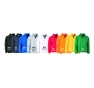 FELPA MEZZA ZIP COTONE 65% E POLIESTERE 35%, PERSO 290 GR.TG.4XL BLU Colore Blu