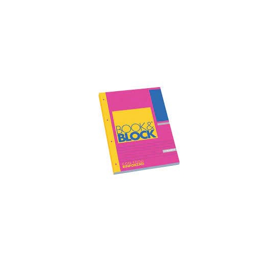 BLOCCO APPUNTI BOOK&BLOCK A4 RIGHATURA OC