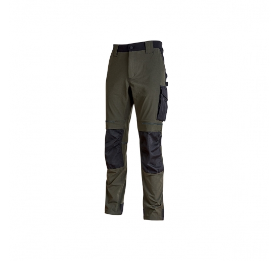 PANTALONE ATOM  90% NYLON ? 10% SPANDEX ? 260 GR/M2 TG.M VERDE SCURO Colore Verde scuro