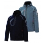 GIUBBINO PERFECT SOFTSHELL (POLIES./SPANDEX) CON MEMB.TPU  IMBOT. 100 G/M2.TG.M BLU Colore Blu