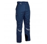 PANTALONE FROZEN 100% POLIESTERE SPALMATO POLIURETANO,  GRAMMATURA: 200 G/M� TG.56 NAVY/NERO Colore navy/nero 02