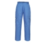 PANTALONE ESD ANTISTATICO TESSUTO ESTERNO : 65% POLIESTERE, 34% COTONE, 210G.TG.M AZZURRO Colore Azzurro