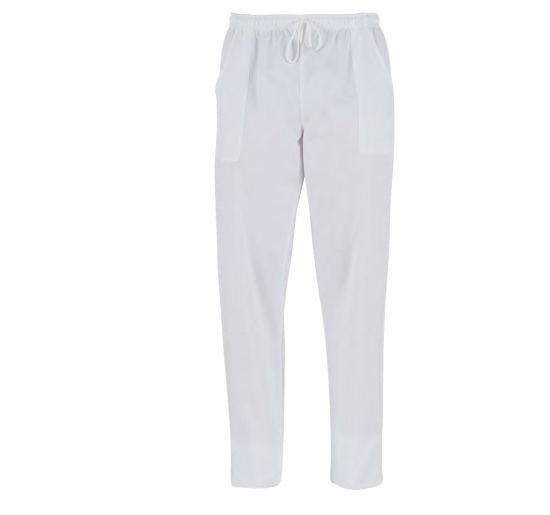 PANTALONE UNISEX PITAGORA 100% COTONE INDANTHRENE. PESO 180 G/M�. XXL BIANCO Colore Bianco