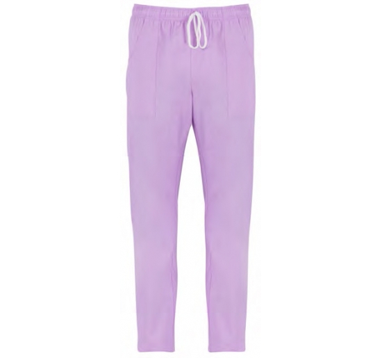 PANTALONE UNISEX PITAGORA 100% COTONE INDANTHRENE. PESO 180 G/M�. S LILLA Colore Lilla