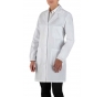 VESTAGLIA DONNA OSPEDALIERO GABARDINE 100% COTONE IRRESTRINGIBILE. PESO 185 G/M�. TG.50 Colore Bianco
