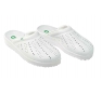 ZOCCOLI UOMO USO SANITARIO IN PELLE E STRUTTURA ANATOMICA TG.37 Colore Bianco