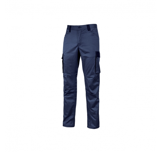 PANTALONE CRAZY  64% POLYESTER ? 34% COTTON ? 2% ELASTANE TG.3XL BLU Colore Blu