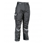 PANTALONE FROZEN 100% POLIESTERE SPALMATO POLIURETANO,  GRAMMATURA: 200 G/M� TG.54 ANTRACITE/NERO Colore antracite/nero 04