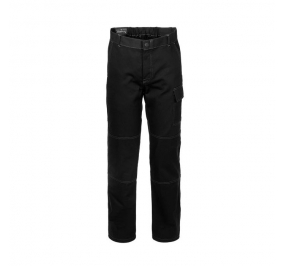 PANTALONE ENRICO  RIGATO 100% COTONE, PESO 145 G/M� TG.S RIGATO NERO Colore Rigato nero