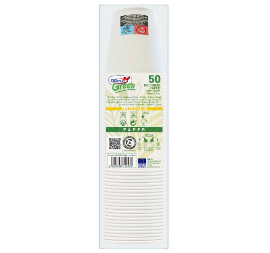 BICCHIERI IN CARTA DOPLA - 100 ml