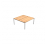 BENCH GAMBE METALLO SEZIONE QUADRATA (S/DIVISORIO)CM.140X164X72,5H ROVERE Colore ROVERE