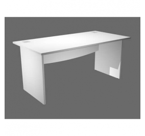 SCRIVANIA FIANCHI MELAMINICO CM.140X80X73H BIANCO Colore BIANCO