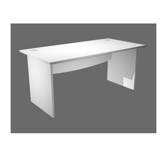 SCRIVANIA FIANCHI MELAMINICO CM.160X80X73H BIANCO Colore BIANCO