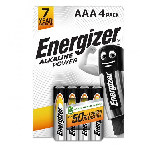 PILE ENERGIZER ALKALINE POWER MINISTILO AAA CF.4