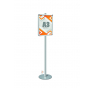 CORNICE A GIORNO DISPLAY CATCHING POLE STANDARD A4 CM.140 H