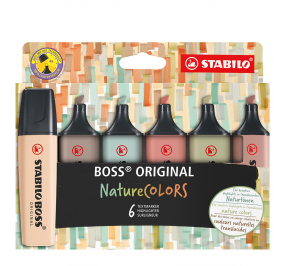 EVIDENZIATORE STABILO? BOSS? NATURECOLORS CF.4 COLORI Colore 4 Colori assortiti