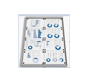 BACHECA INTERNI MAGNETICA 12XA4 ANTA BATTENTE ECONOMY JANSEN