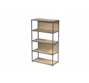 LIBRERIA INTERA Misure cm 90x44x161H Descrizione 5 ripiani + 2 dietri ARTEXPORT