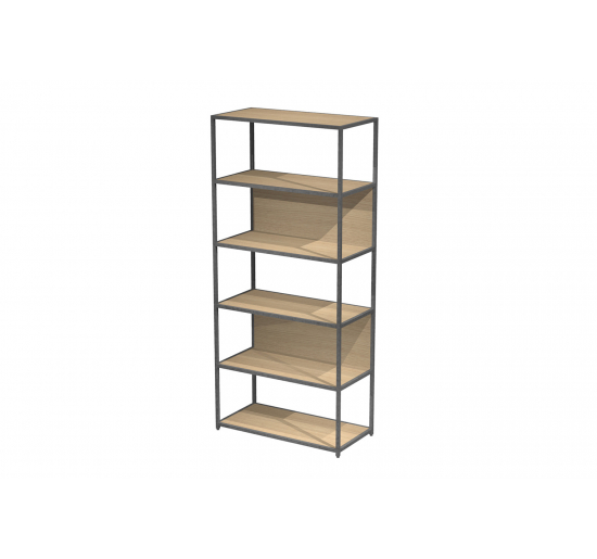 LIBRERIA INTERA Misure cm 90x44x200H Descrizione 6 ripiani + 2 dietri ARTEXPORT