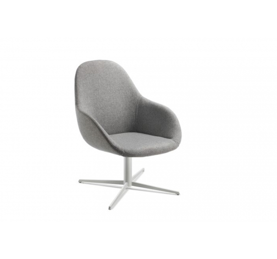 POLTRONA NIDA Misure cm 77Hx62Px50L Descrizione Direzionale girevole Modello Base raggi UNISIT