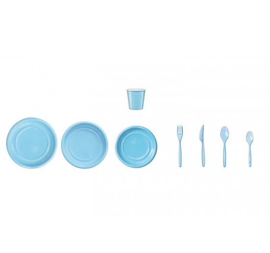 STOVIGLIE RIUTILIZZABILI COLORATE Azzurro Descrizione Forchette DOPLA Colore Azzurro