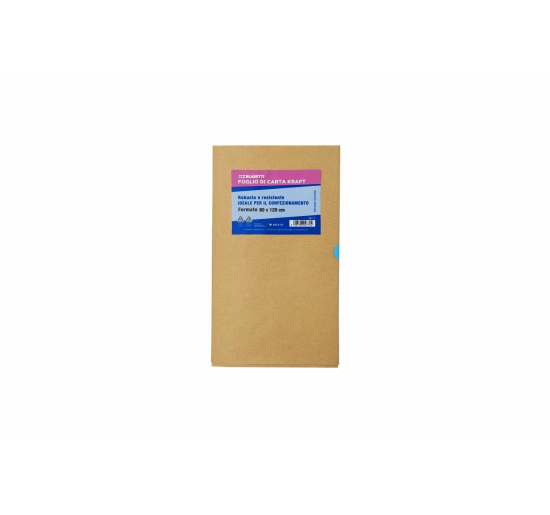 FOGLIO IN CARTA KRAFT AVANA Avana Formato cm 80x120 Gr. 80 BLASETTI Colore Avana