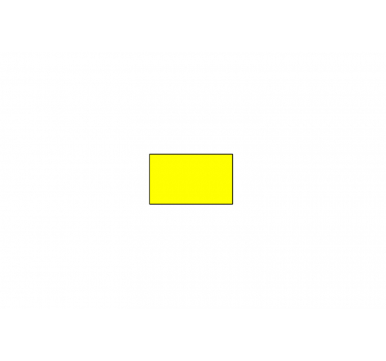 ETICHETTE PER ETICHETTATRICE X50 Prestampate utilizzo prettamente scolastico Formato mm 50x30 Descrizione Fondo Giallo N. etic./