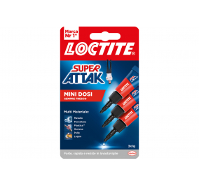 Colla Super Attak Minitrio Liquido 3x1g Descrizione 3 tubetti x g 1