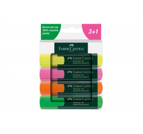 EVIDENZIATORE TEXTLINER 48  4 Colori assortiti FABER CASTELL Colore 4 Colori assortiti