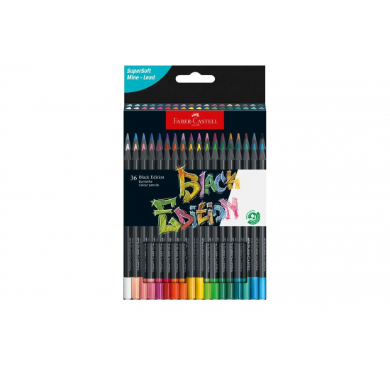 Matite colorate triangolare Black Edition FABER CASTELL