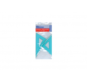 COPPIA DI SQUADRE TRASPARENTI Descrizione coppia squadre cm 12 PRECISION