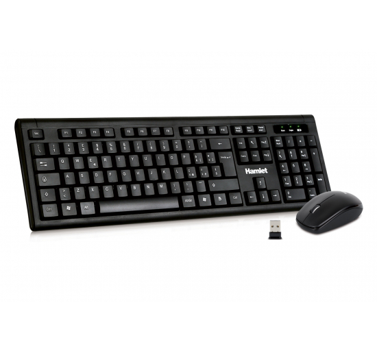 Kit Mouse+Tastiera senza fili  HAMLET