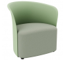 Poltrona Crown Verde Misure L69 x P63,5 x H69cm PAPERFLOW Colore Verde