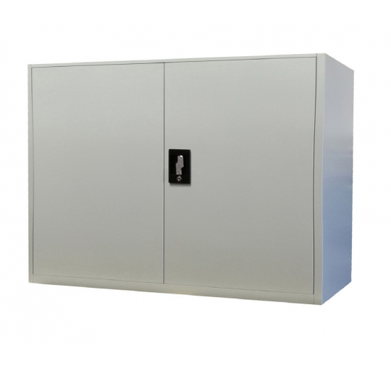 ARMADI CON ANTE BATTENTI Grigio Misure cm 100x45x90H Descrizione 1 ripiano BERTESI Colore Grigio