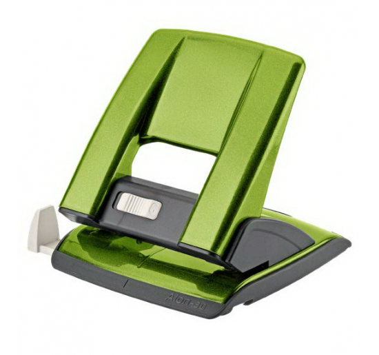 PERFORATORE IN LINEA Perforatore a 2 fori in metallo con guida regolabile ed inserti in abs. Di robusta costruzione, consente di