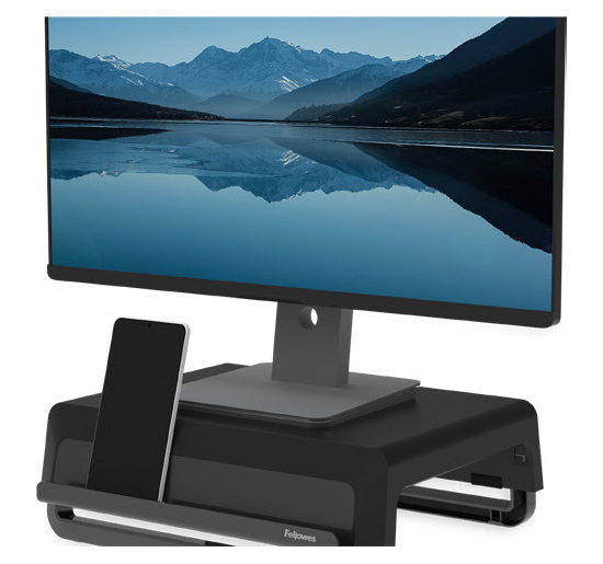 Breyta? Supporto monitor Nero FELLOWES Colore Nero