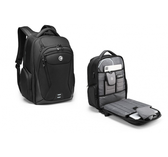 ZAINO TERABYTE NG black Dimensioni cm 43,5x 30,5x 21,5 SWISS