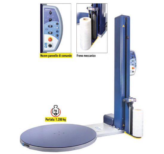 FASCIAPALLET AUTOMATICA BASE ONE PLUS Dimensioni cm 244 x 164 x 256H Descrizione BASE ONE PLUS